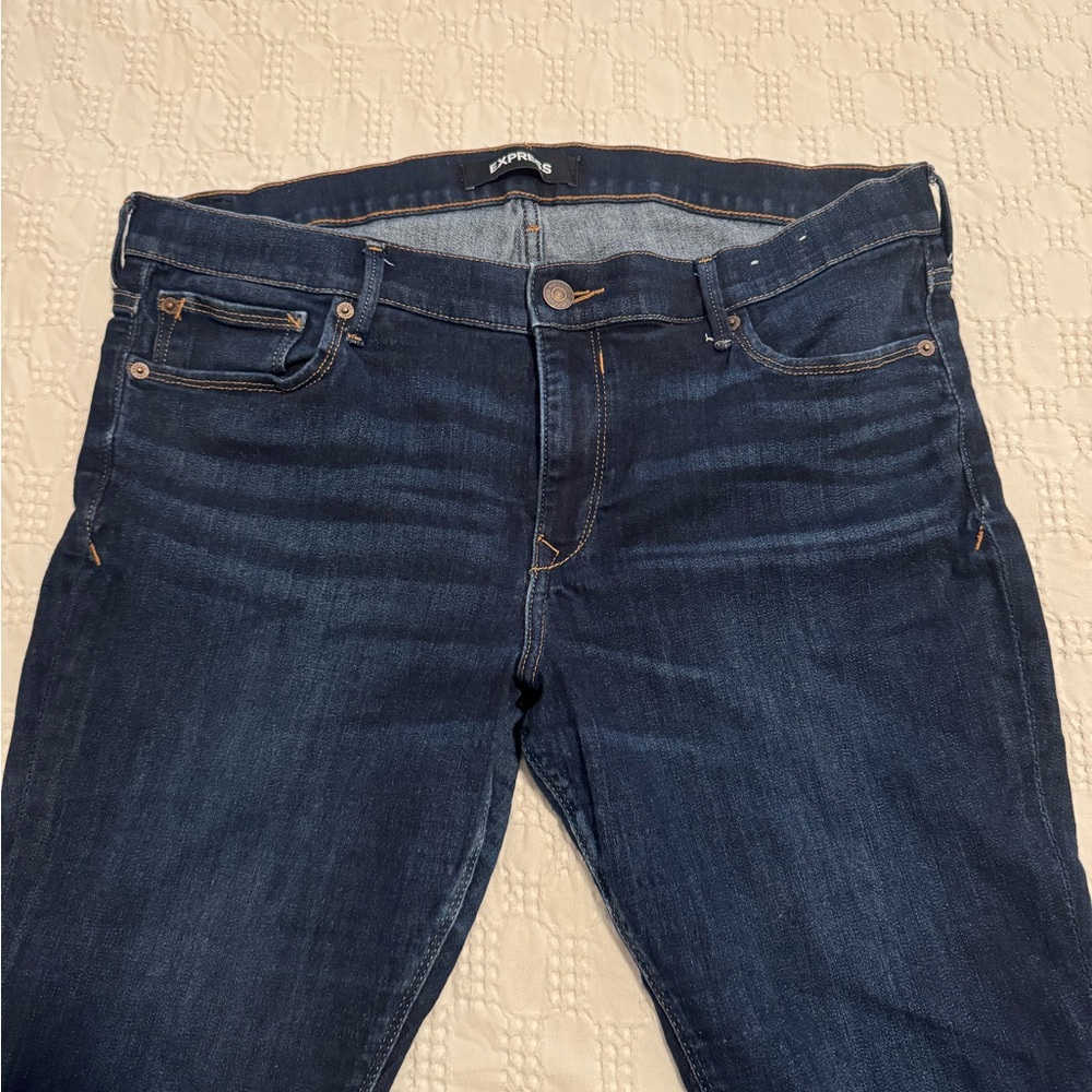 Express Women's Deep Indigo Skinny Jeans